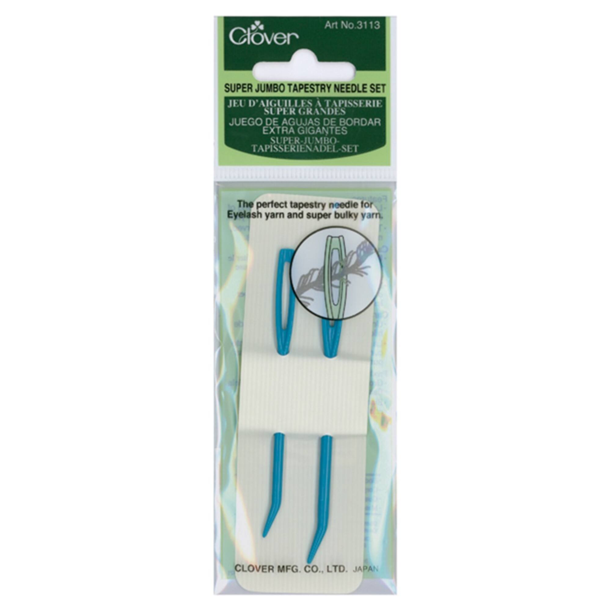 Clover Jumbo Tapestry Bent Tip Needle Set